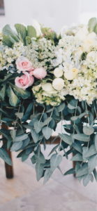 ウエディング会場の花1