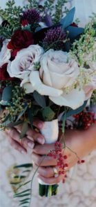 ブルーと白のブーケ1