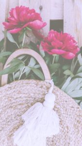 カゴに入れた花2