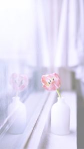 窓際のチューリップ2