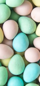 パステルカラーの卵1