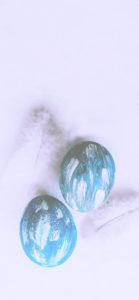 ブルーのアートな卵4