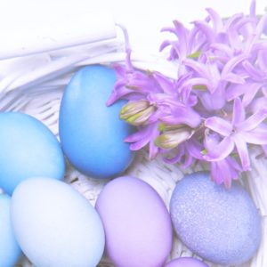 ブルーと紫のイースターエッグ2