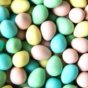 パステルカラーの卵1