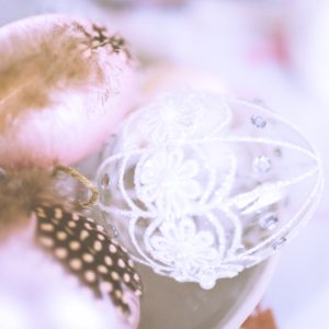 透明なイースター飾り2