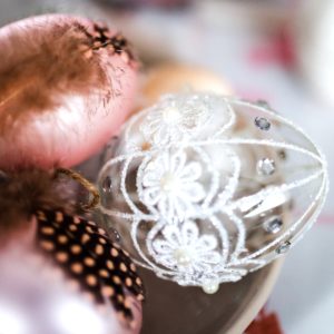 透明なイースター飾り1