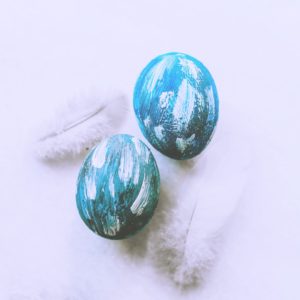 ブルーのアートな卵2