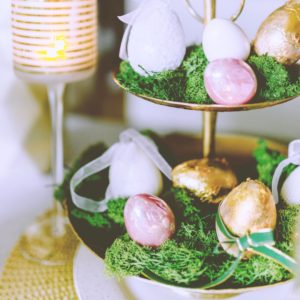 テーブルのイースター飾り2