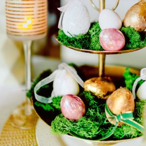 テーブルのイースター飾り1