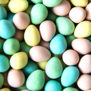 パステルカラーの卵1