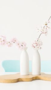 部屋に飾った桜1