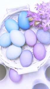 ブルーとパープルのイースターエッグ1