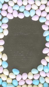 パステルカラーの卵1