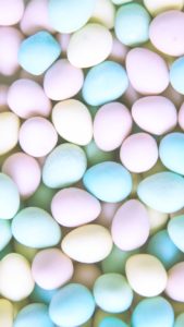 パステルカラーの卵1