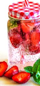 苺と炭酸水1