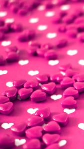 ピンクのハートキャンディ1