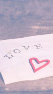 タイポグラフィーとハート2