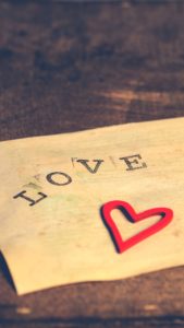 タイポグラフィーとハート1