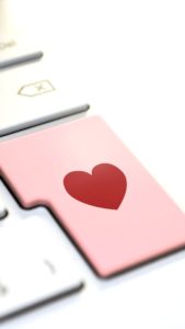 キーボードのハート2