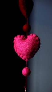 フエルトのハート1