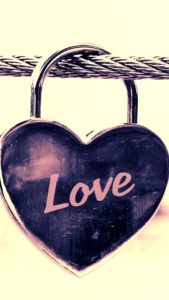 ハートの南京錠1