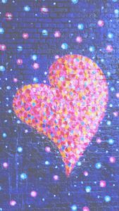 壁のハートアート2