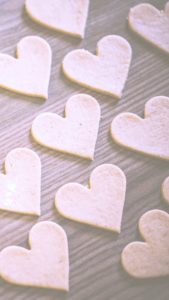 ハートのクッキーのタネ2