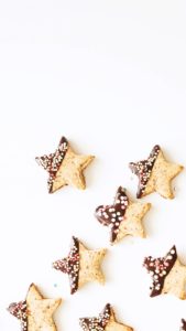 チョコ付け星クッキー3
