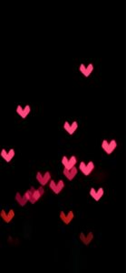 ピンクのぼかしハート