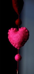 フエルトのハート