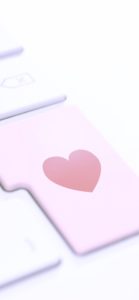 キーボードのハート2