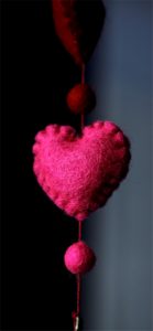 フエルトのハート1