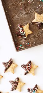 チョコかけ星クッキー1