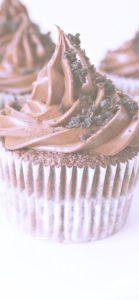 チョコクリームのカップケーキ1