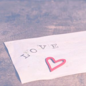 タイポグラフィーとハート2