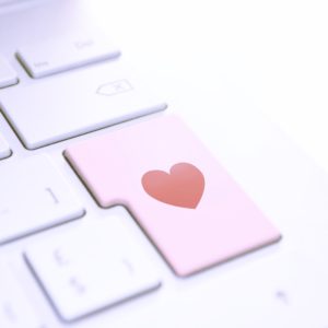 キーボードのハート2