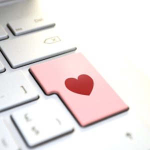 キーボードのハート1