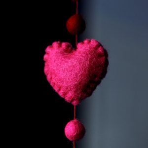 フエルトのハート1