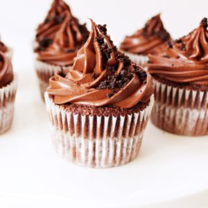 チョコクリームカップケーキ1