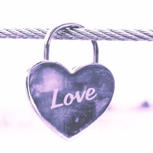 ハートの南京錠2