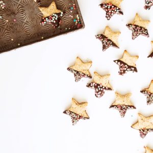 チョコ付け星クッキー1