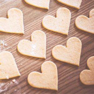 ハートクッキーのタネ1