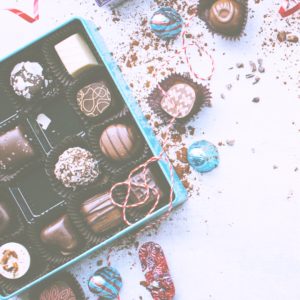 ブルーの箱のチョコレート2