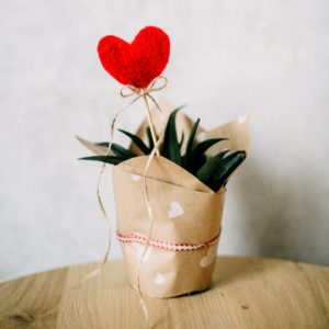 ラッピングとハート1