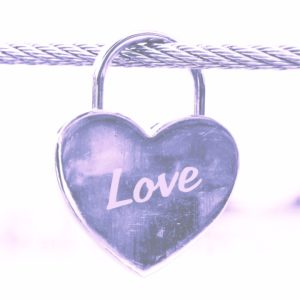 ハートの南京錠2