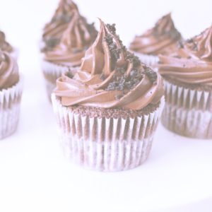 チョコクリームのカップケーキ2