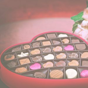 ハートの箱のチョコレート2