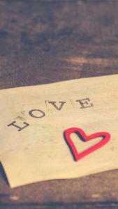 タイポグラフィーとハート1