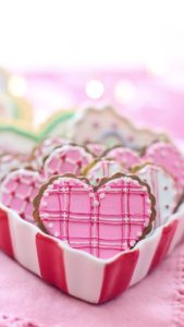 陶器に入ったハートクッキー1