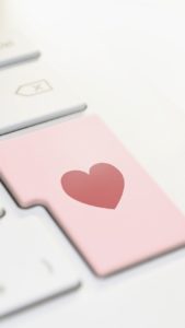 キーボードのハート2